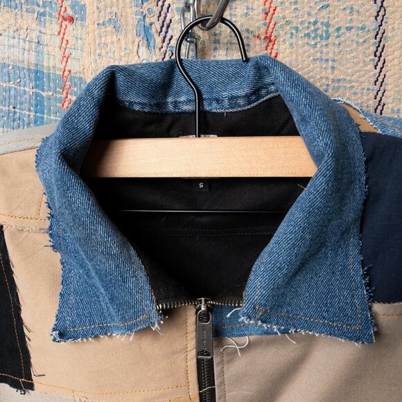 Upcycled patchwork carhartt chore jacket - Picture 7 of 7